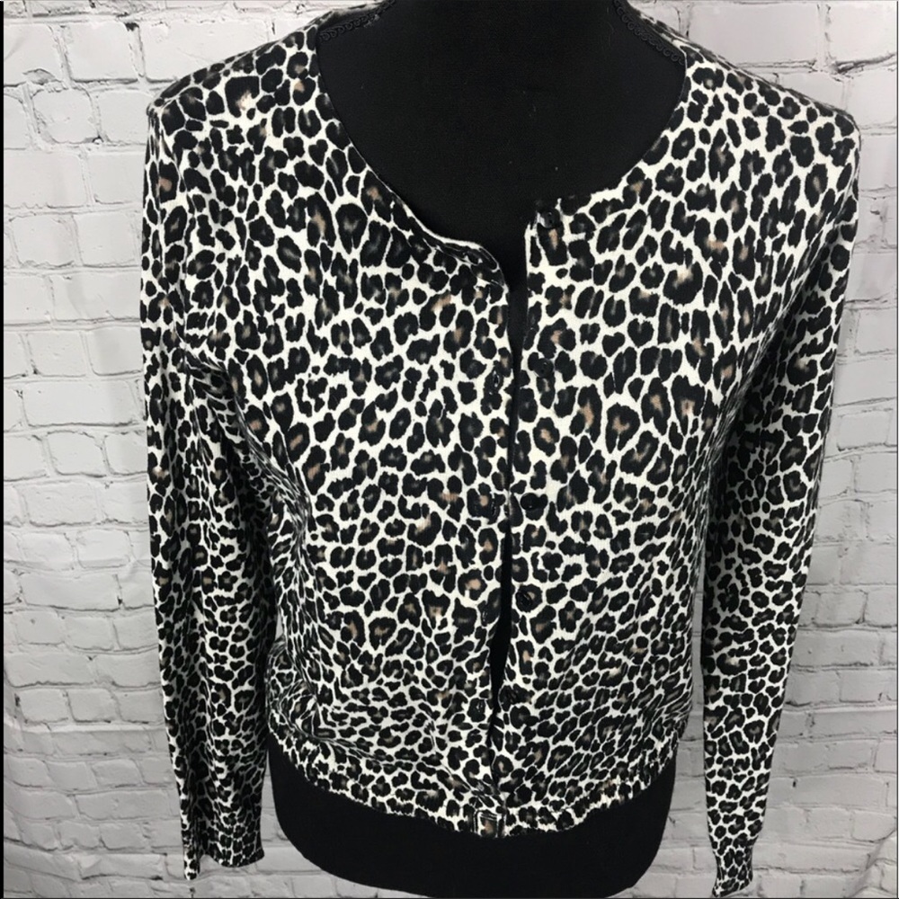 H&M cheetah cardigan nwot